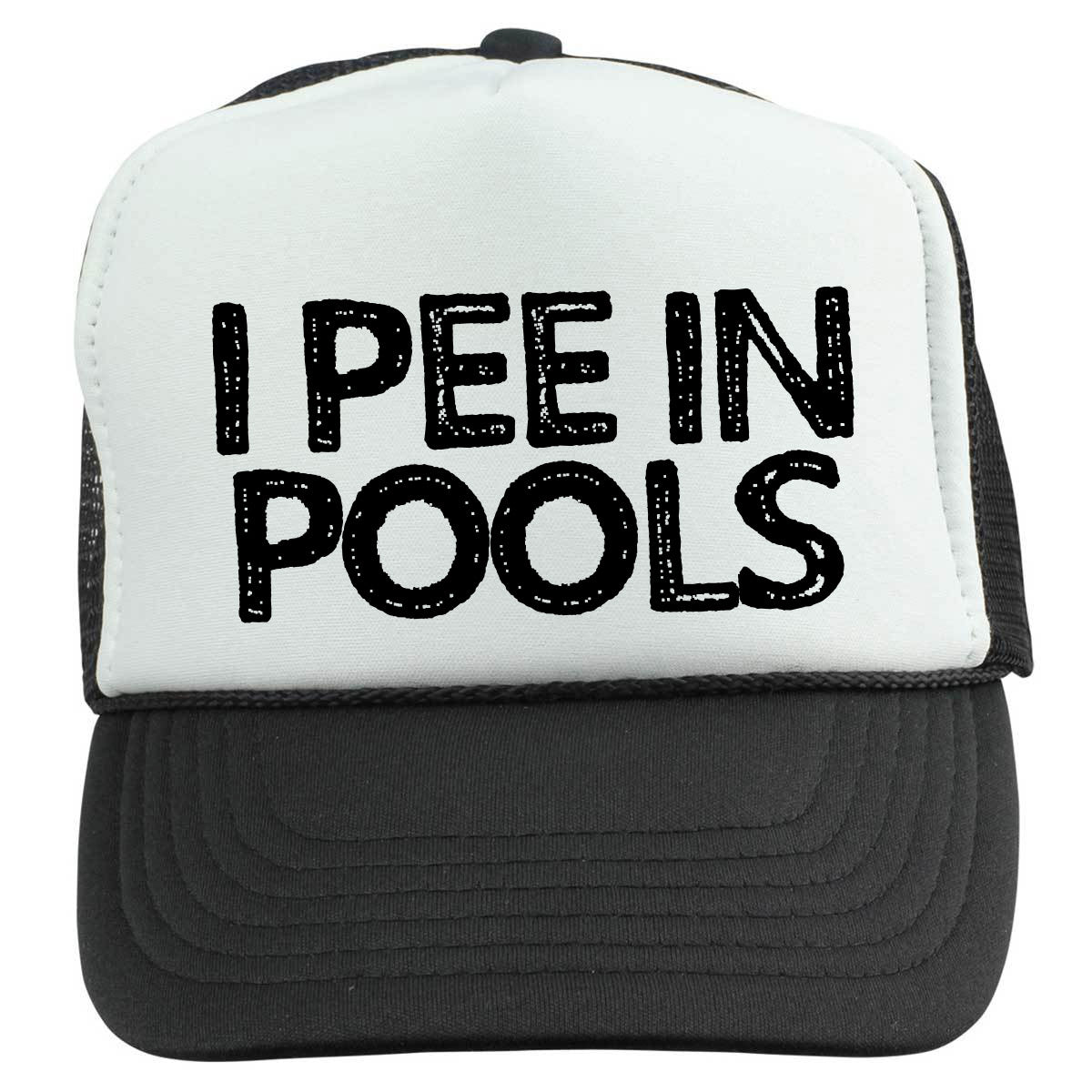 Beau and Belle Littles Trucker Hat "I Pee in Pools"