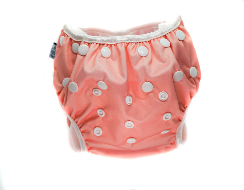 Light Pink Reusable Swim Diaper for Kids between 0 - 5 years old